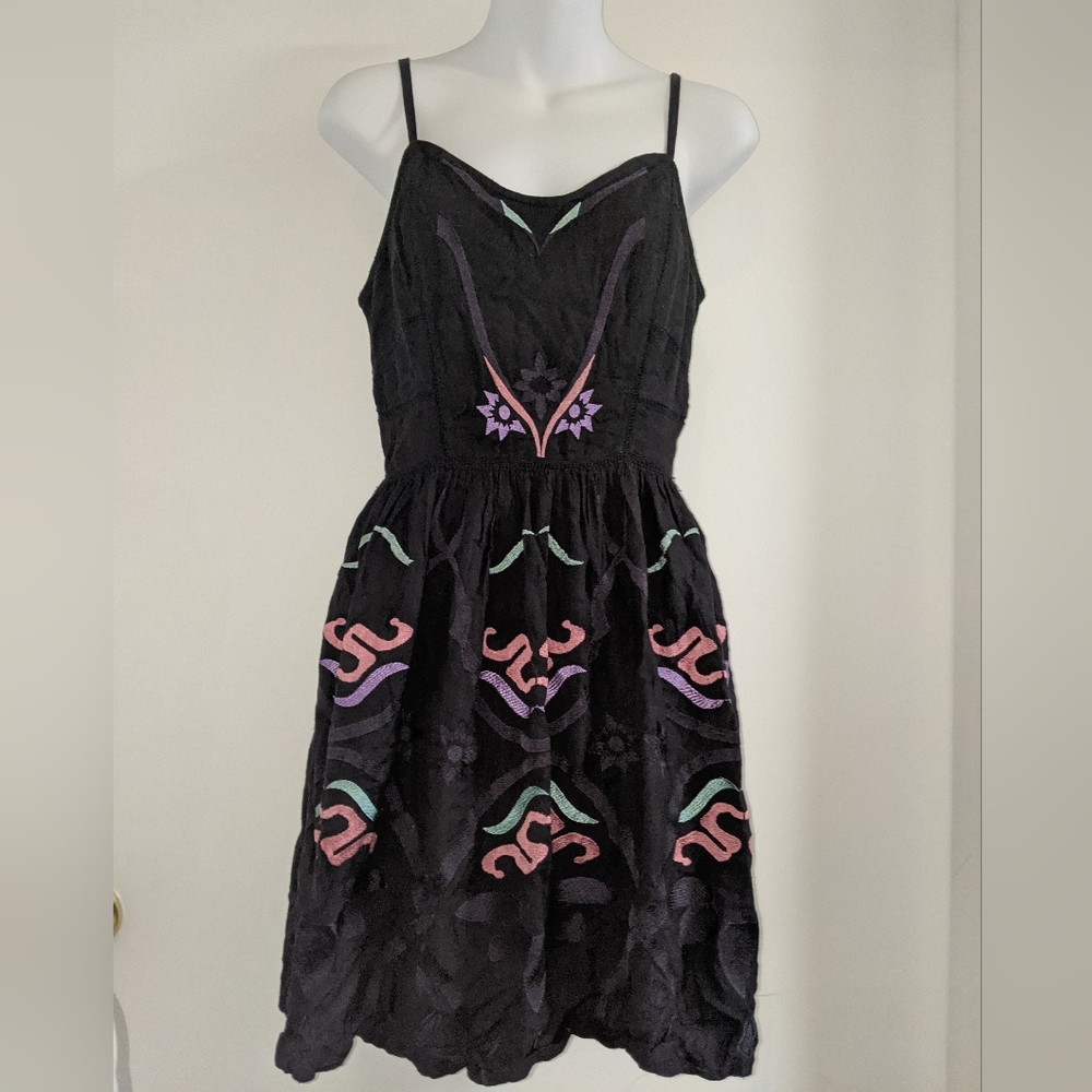 Colour pop abstract hearts sweetheart dress